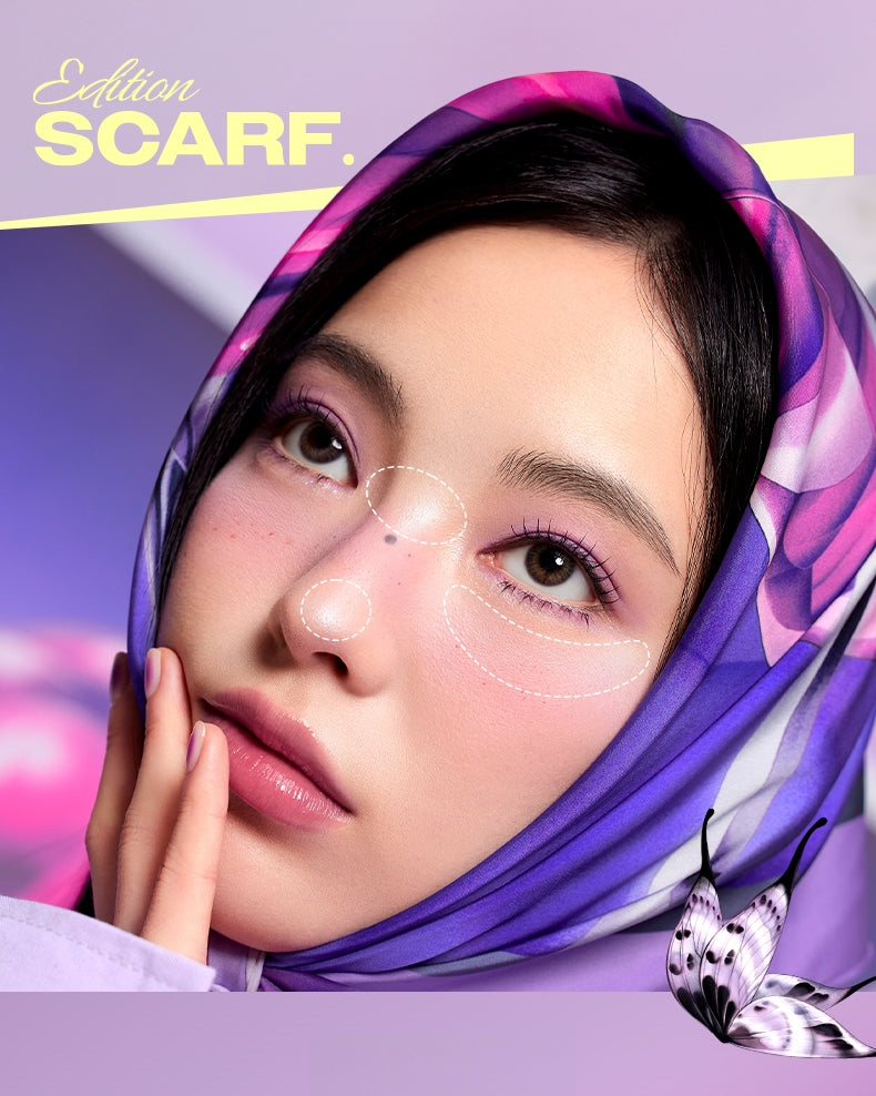 3CE X Ram Han Scarf Collection Eyeshadow & Blusher & Lipstick T5294
