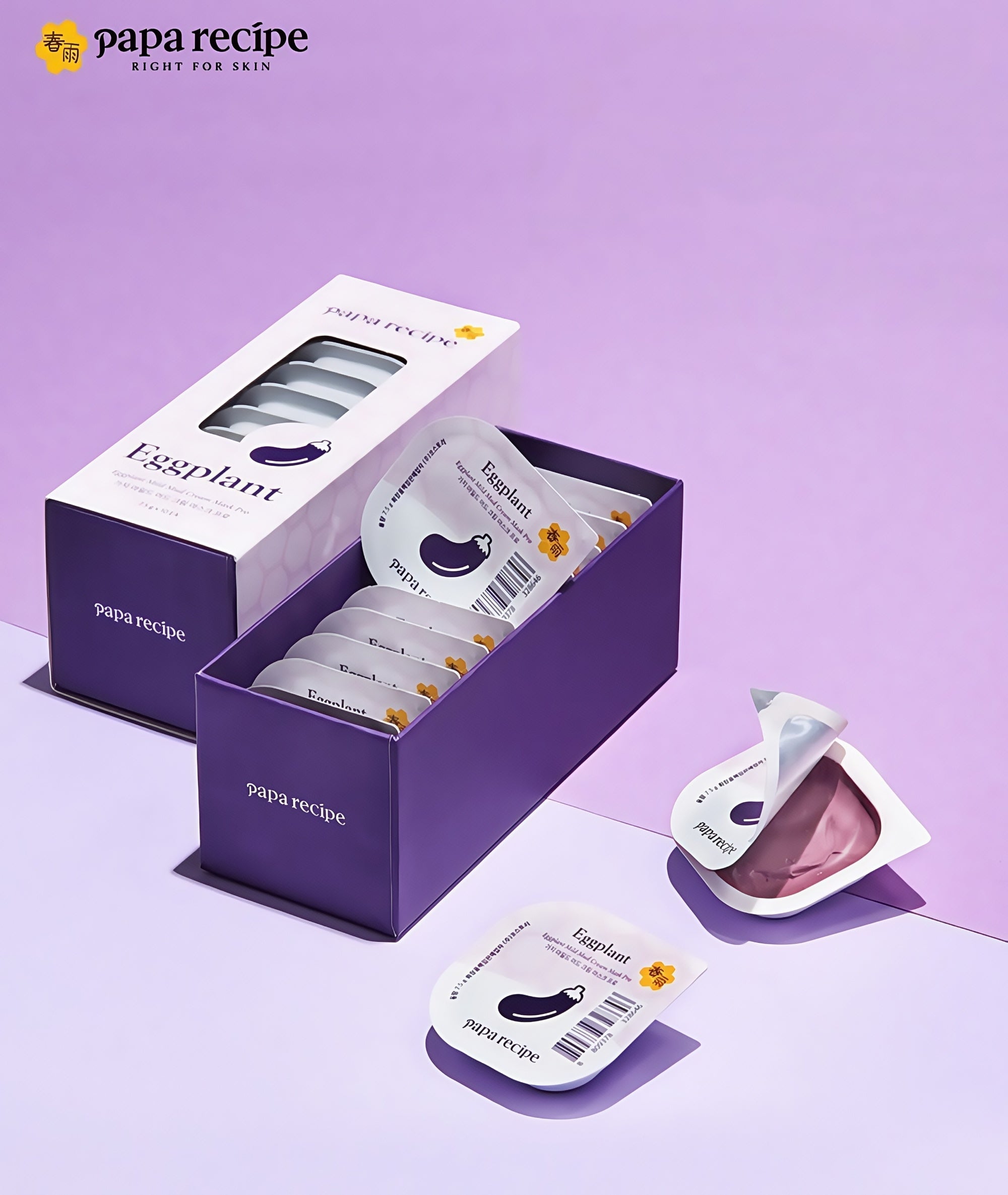 Papa Recipe Eggplant Mild Mud Cream Fask Mask Pro (3.0) T5048