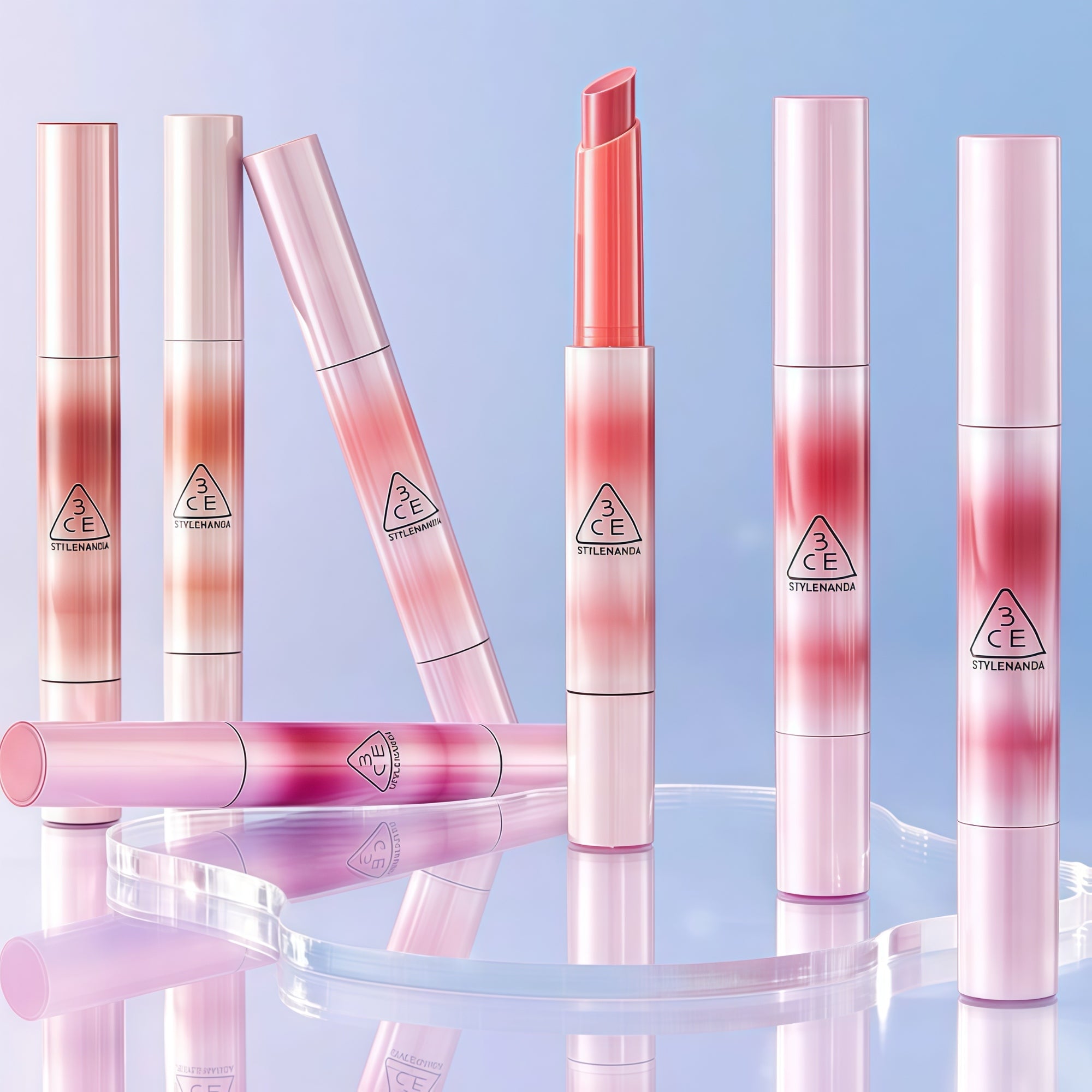 3CE Shine Reflector Glossy Moisturize Mirror Lipstick T5295