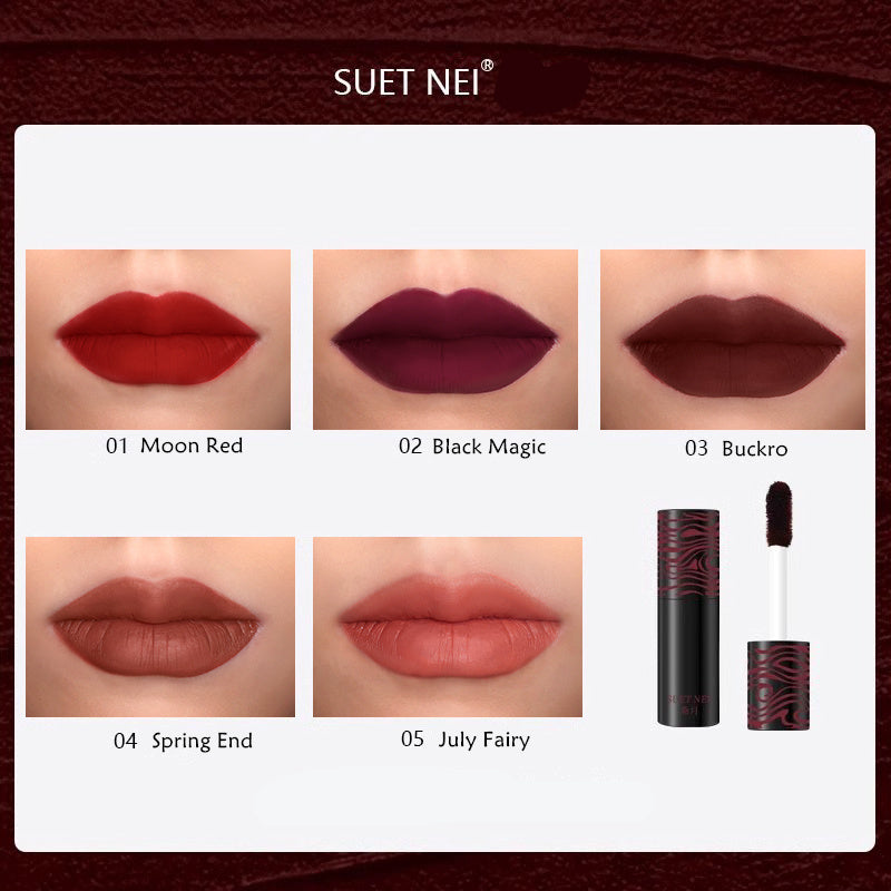 SUET NEI Magic Gothic Punk Non-Stick Matte Lip Glaze T4254