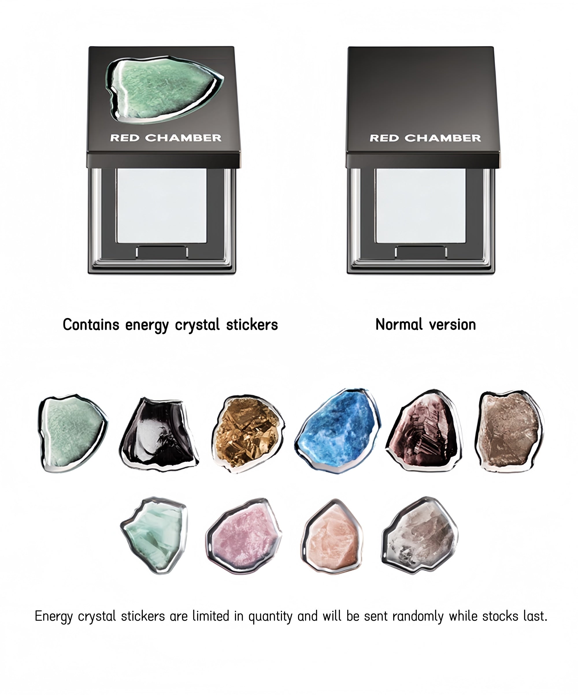 RED CHAMBER Ædelstenspulver Krystal Diamant Øjenskygge T4291