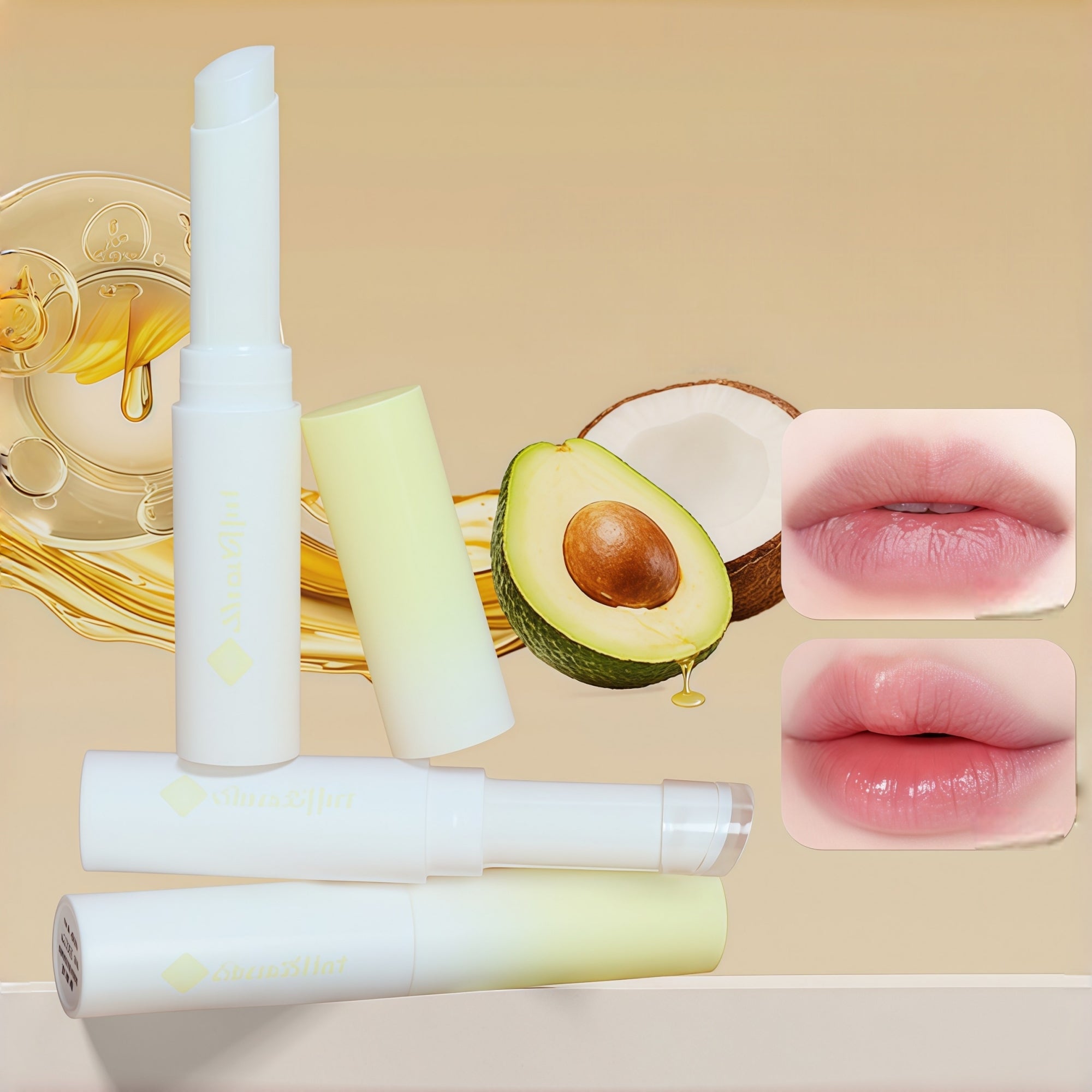 SheenEffect Coconut Milk Tea Moist Lip Balm T5776