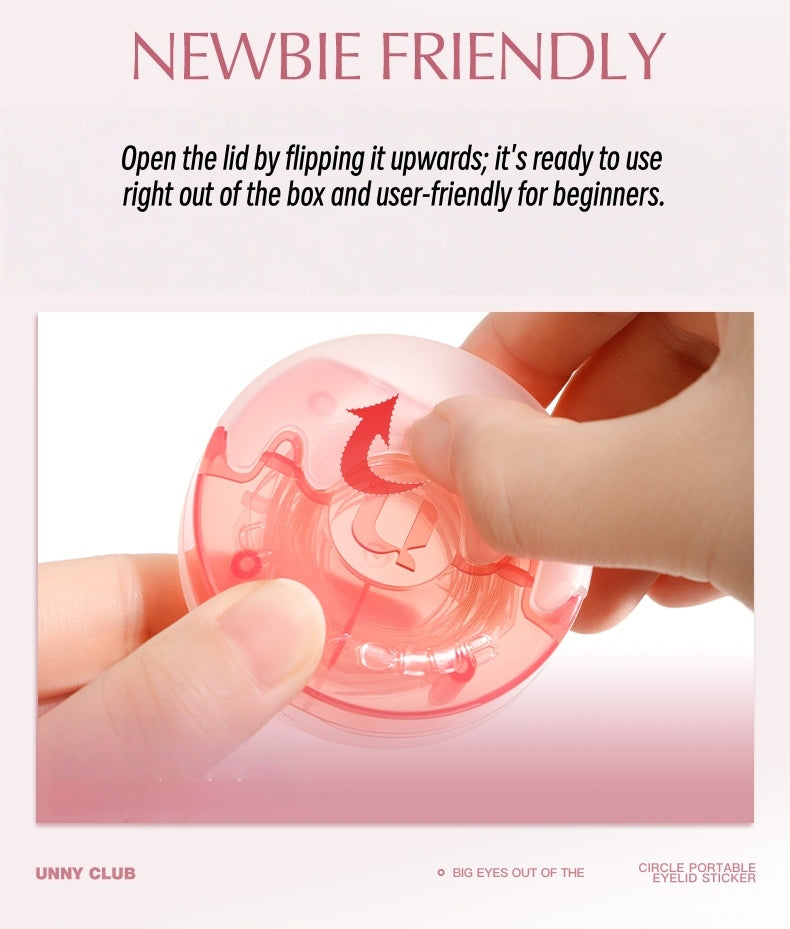 UNNY Doughnut Invisible Double Eyelid Sticker T5421