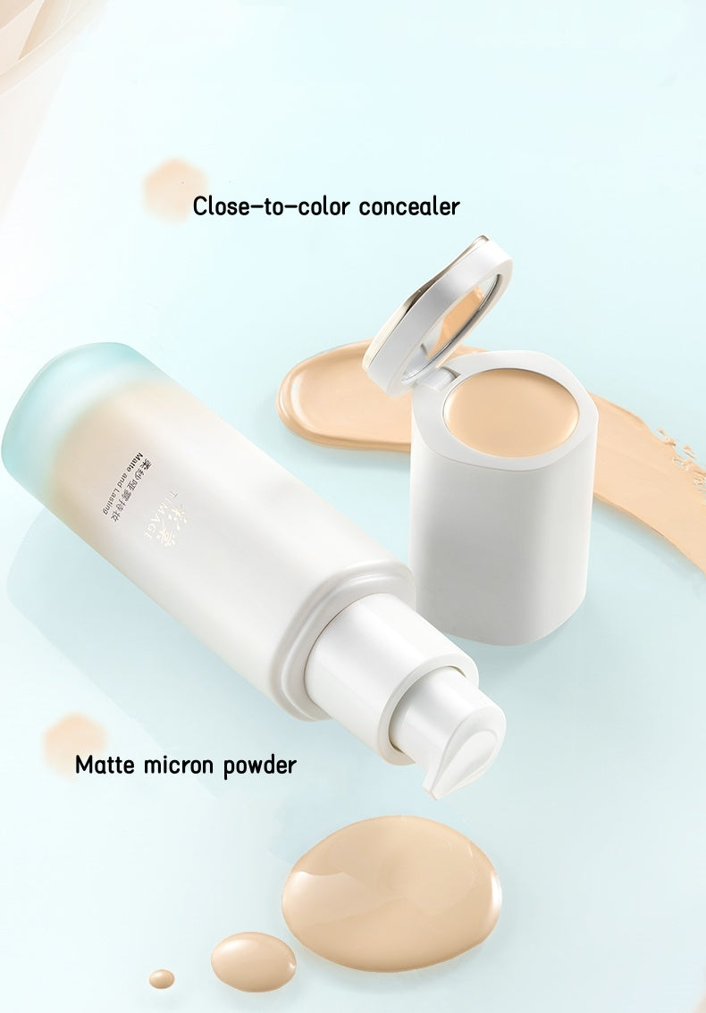 TIMAGE Long-wear Matte Oil-Control & Moist Liquid Foundation T4831