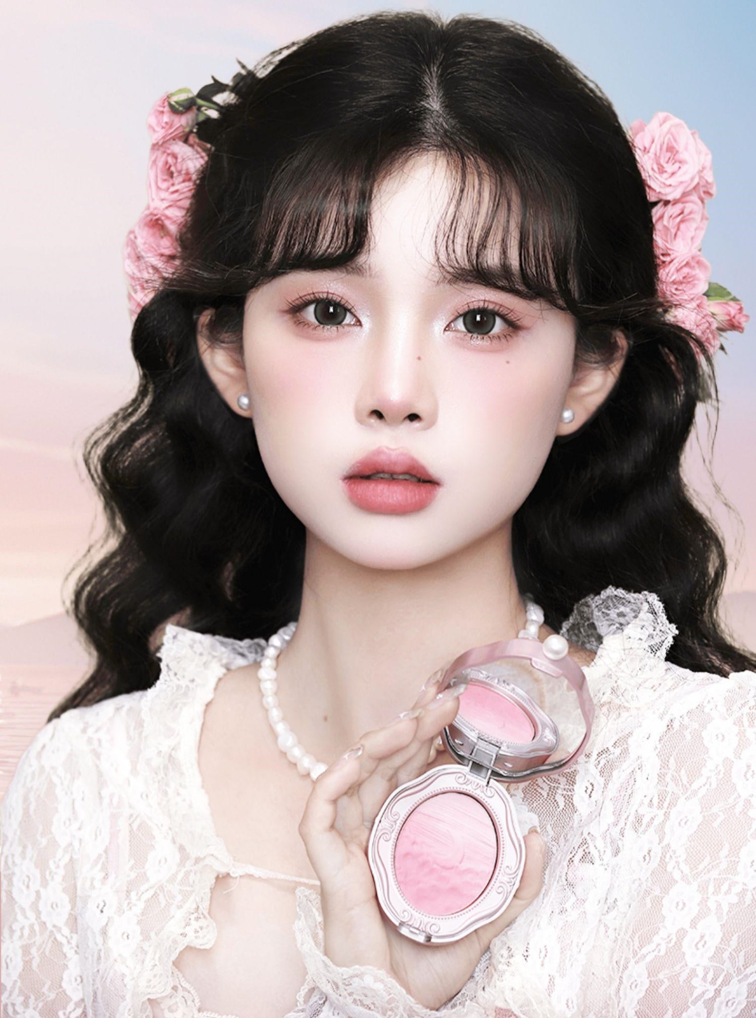 COLORROSE Oil Painting Series Relief Gradient Blusher & Highlightr & Contour T3668