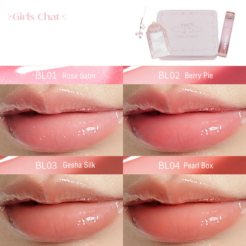 Girls Chat Romantic Rebel Collection 4 Pcs Lip Glaze Set T4198