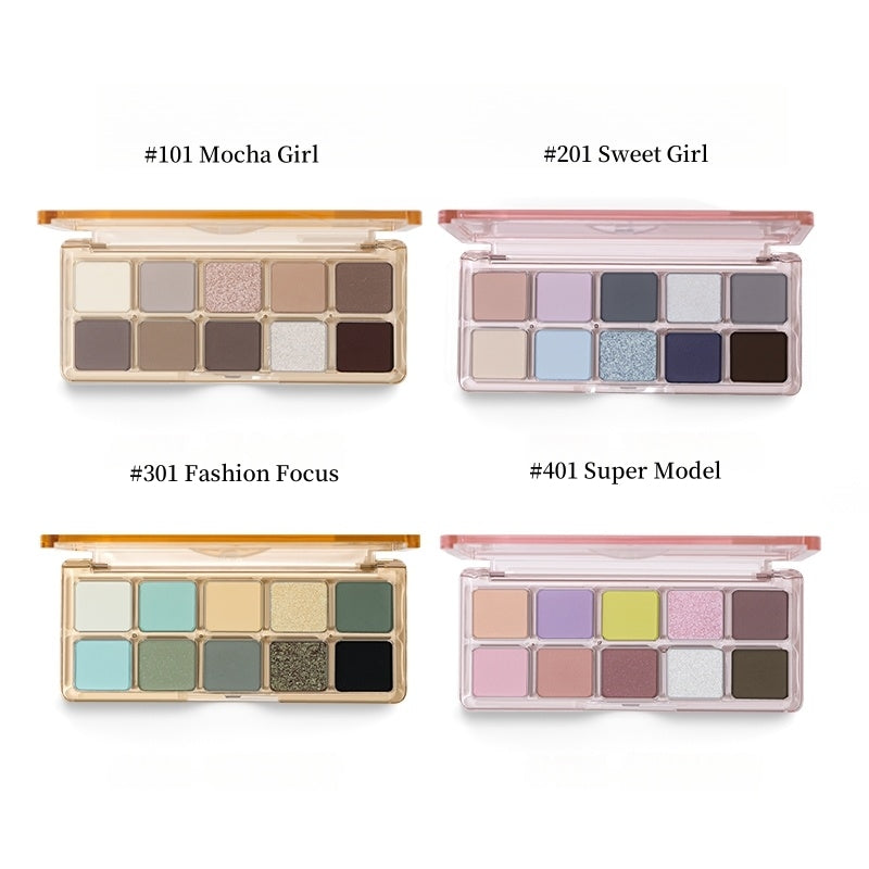 SheDella Spring Breath 10-color Eyeshadow Palette T4450