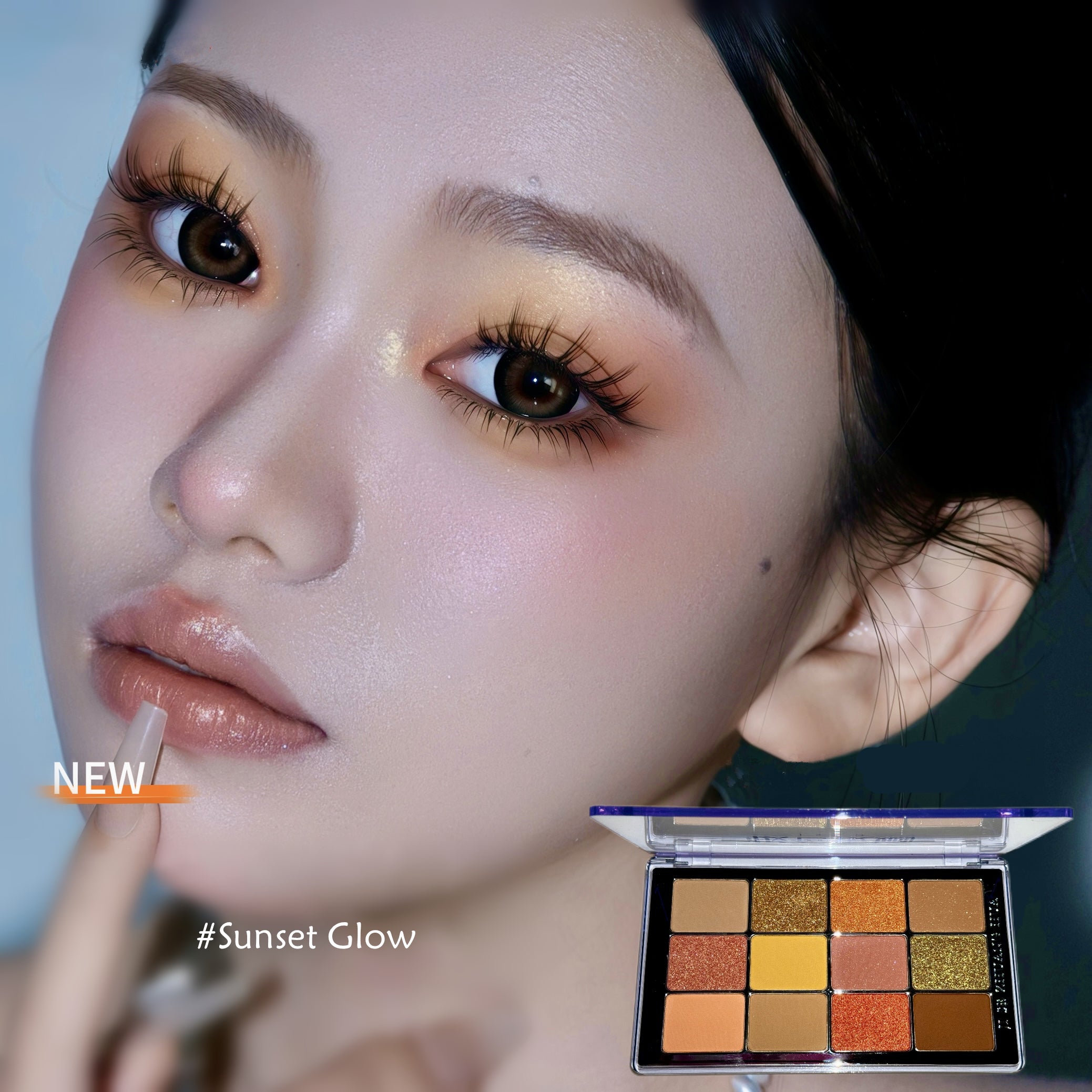 JSZH Brilliant Galaxy Matte & Pearlescent Eyeshadow Palette T4209