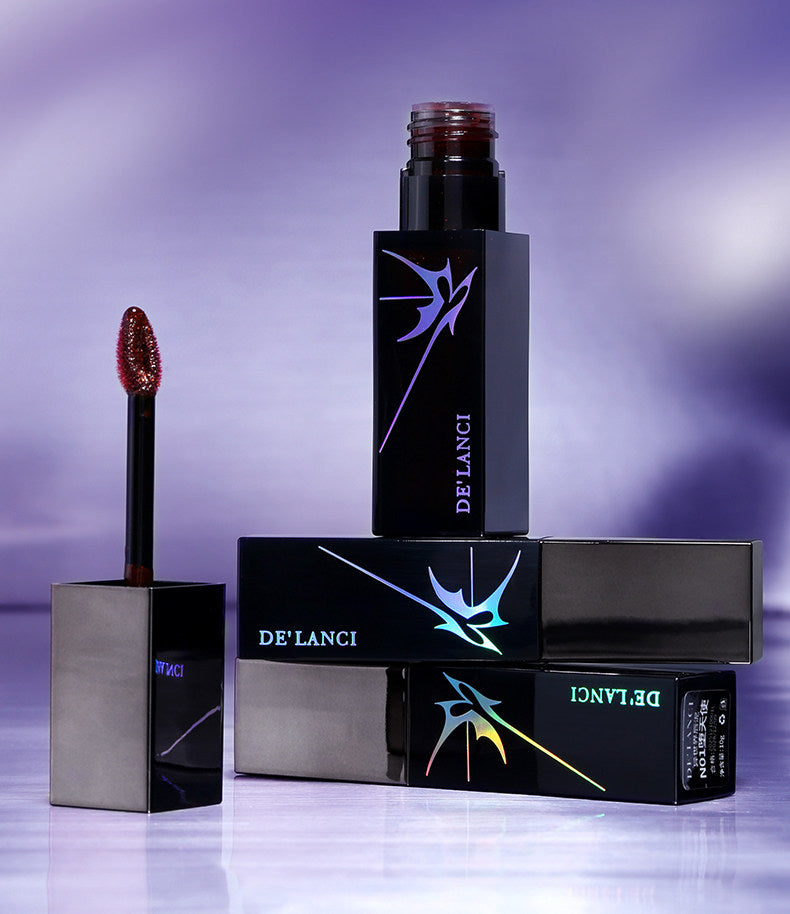 DE'LANCI Otherworldly Gothic Airy Matte Lip Mud & Mirror Lip Gloss T5432