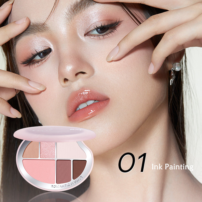 ROMANTIC BEAUTY Memory Imprint 6-Color Makeup Palette T4168