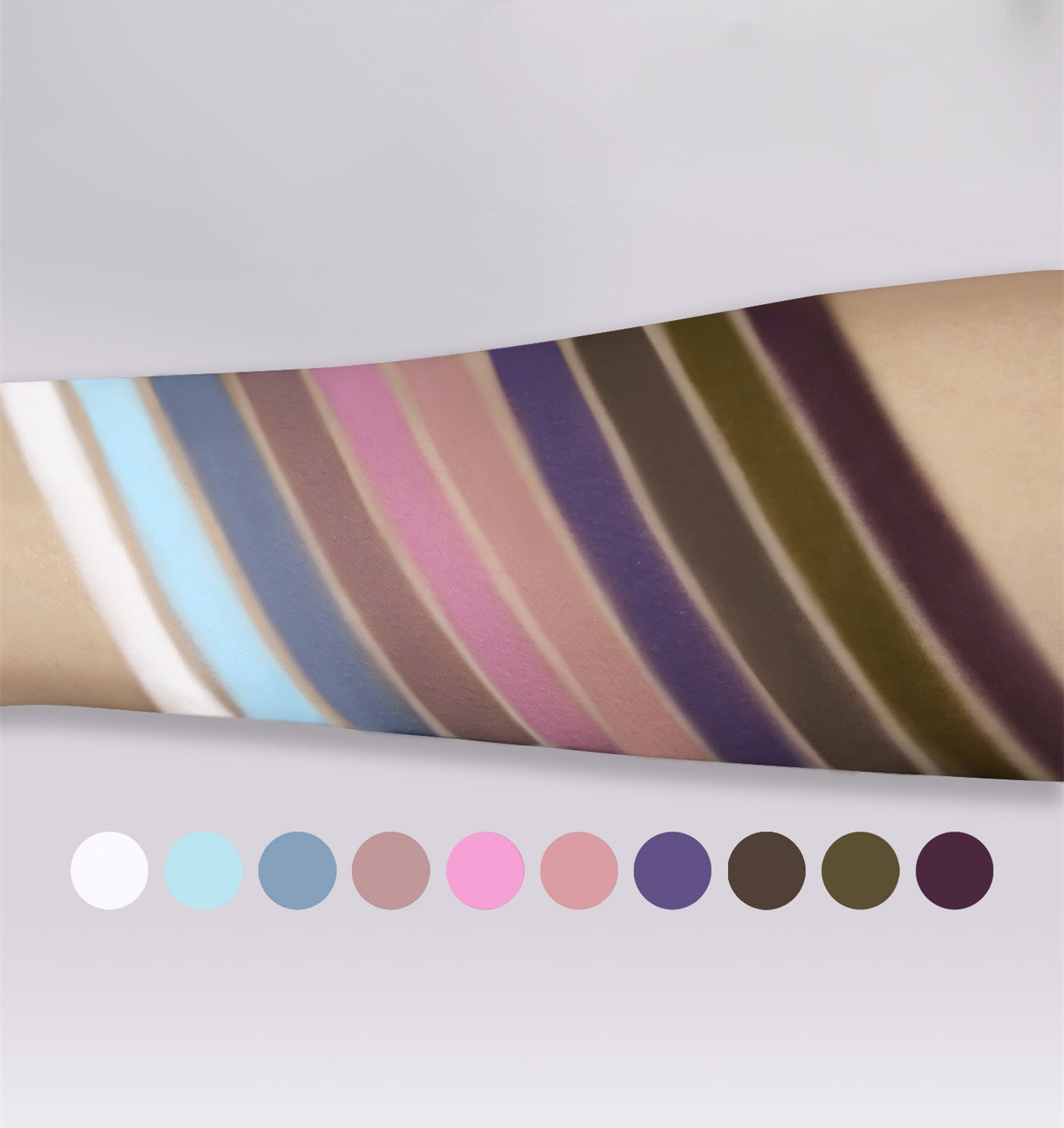 CHOIZ BEAUTY Cold Butterfly 10-Color Matte Eyeshadow Palette T4285