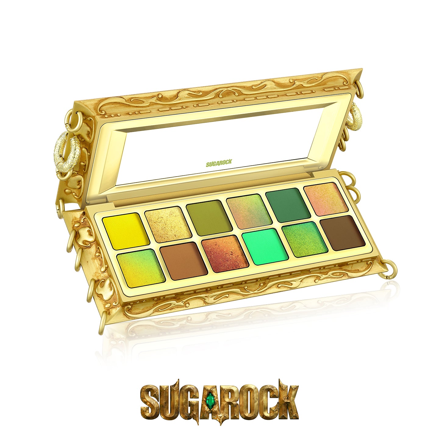 SUGAROCK Mystic Mask 12 Color Eyeshadow Palette T4978