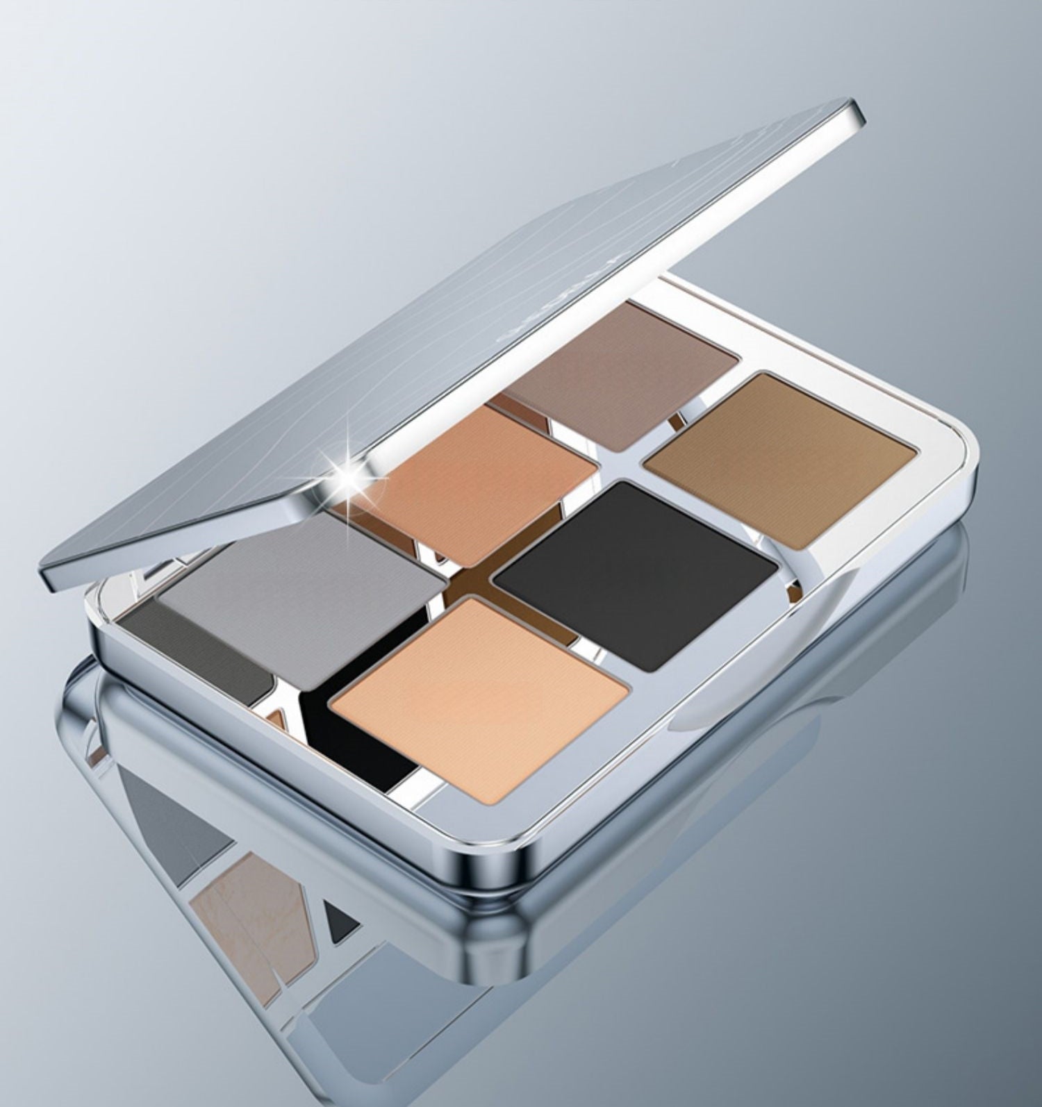 SheDella Future Technology 6-Color Eyeshadow Palette T4435