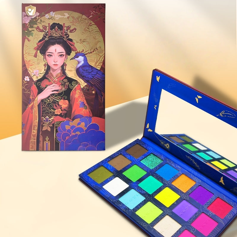 YiCaiWenMo Stage Makeup Peach Blossoms Eyeshadow Palette T5064