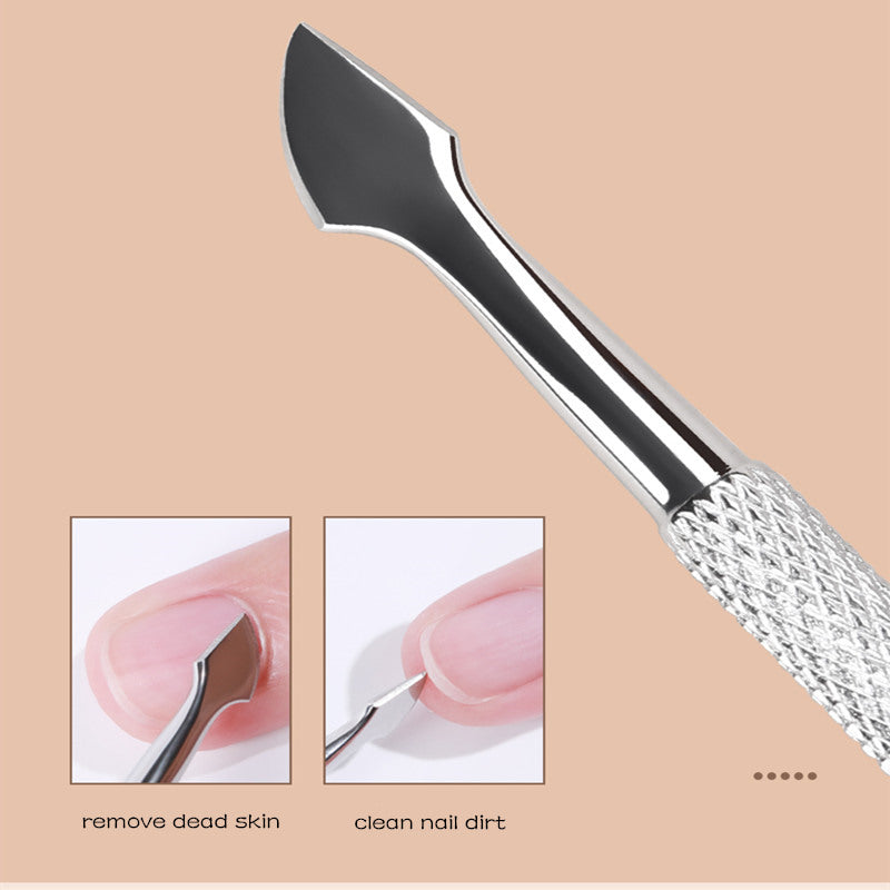 KaSi Special Steel Cuticle Pusher Dead Skin Remover T3299