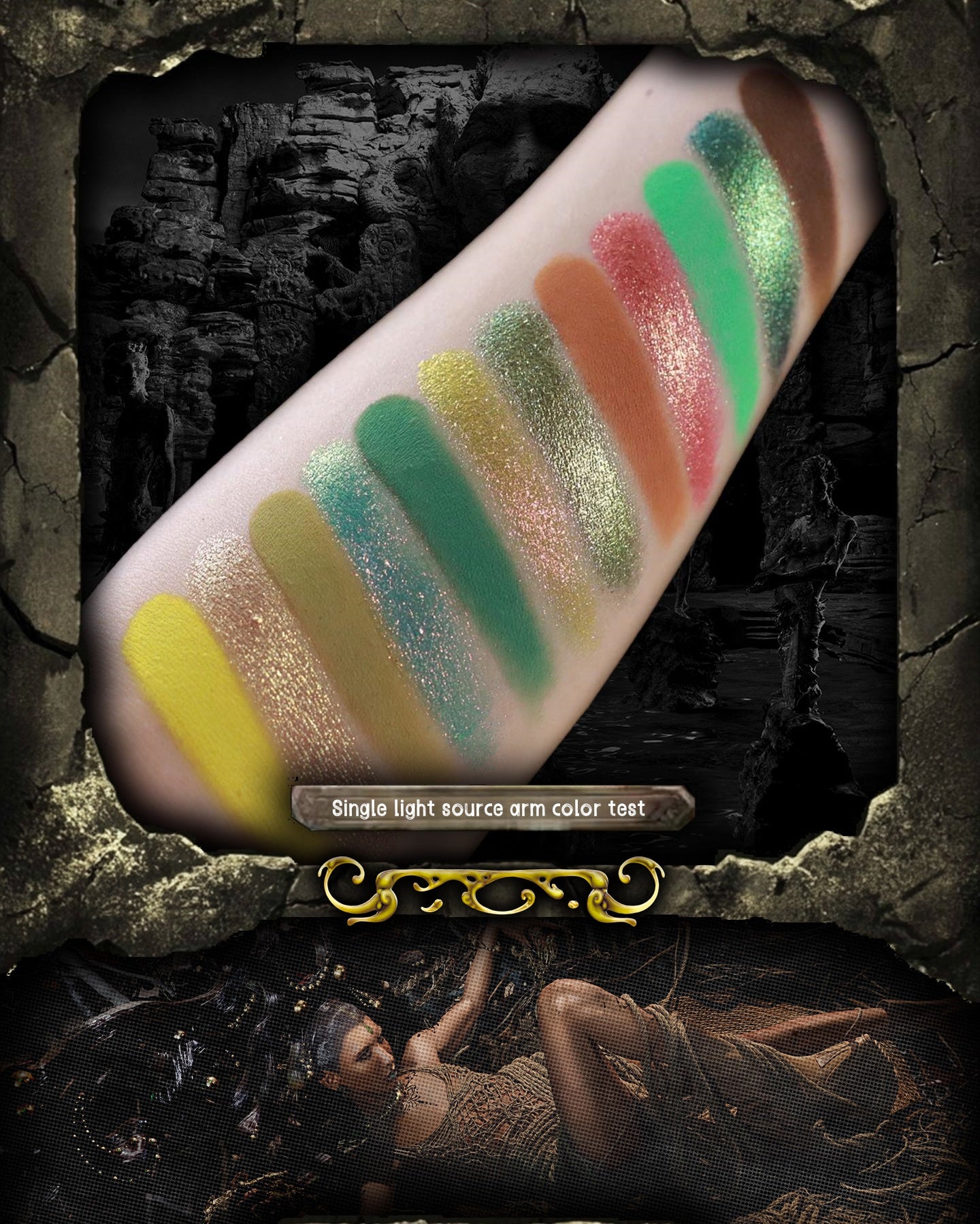SUGAROCK Mystic Mask 12 Color Eyeshadow Palette T4978