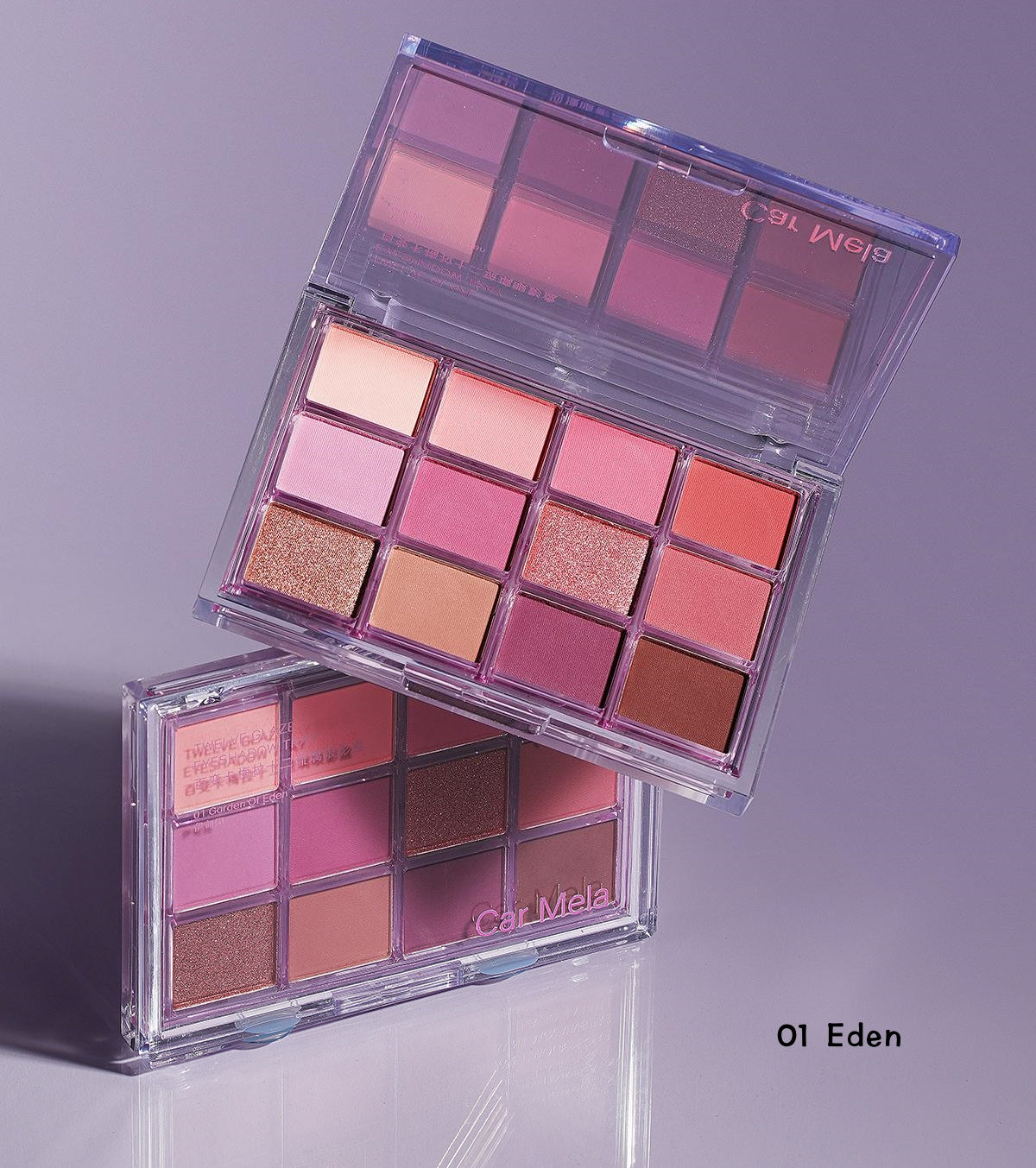 CARMELA 12-color Glazed Eyeshadow Palette T5031