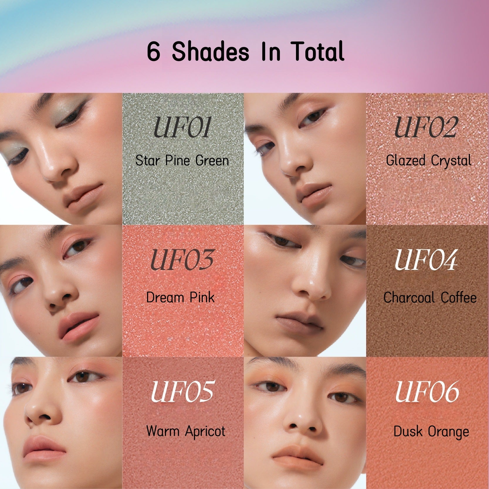 Uhue Multi-Use Makeup Cream for Blusher & Eyeshadow & Lipstick T4757