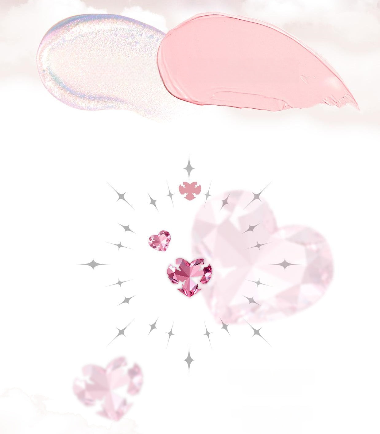 HAGGARD 2-color Long-wear Moist Glossy Blusher Cream T5273