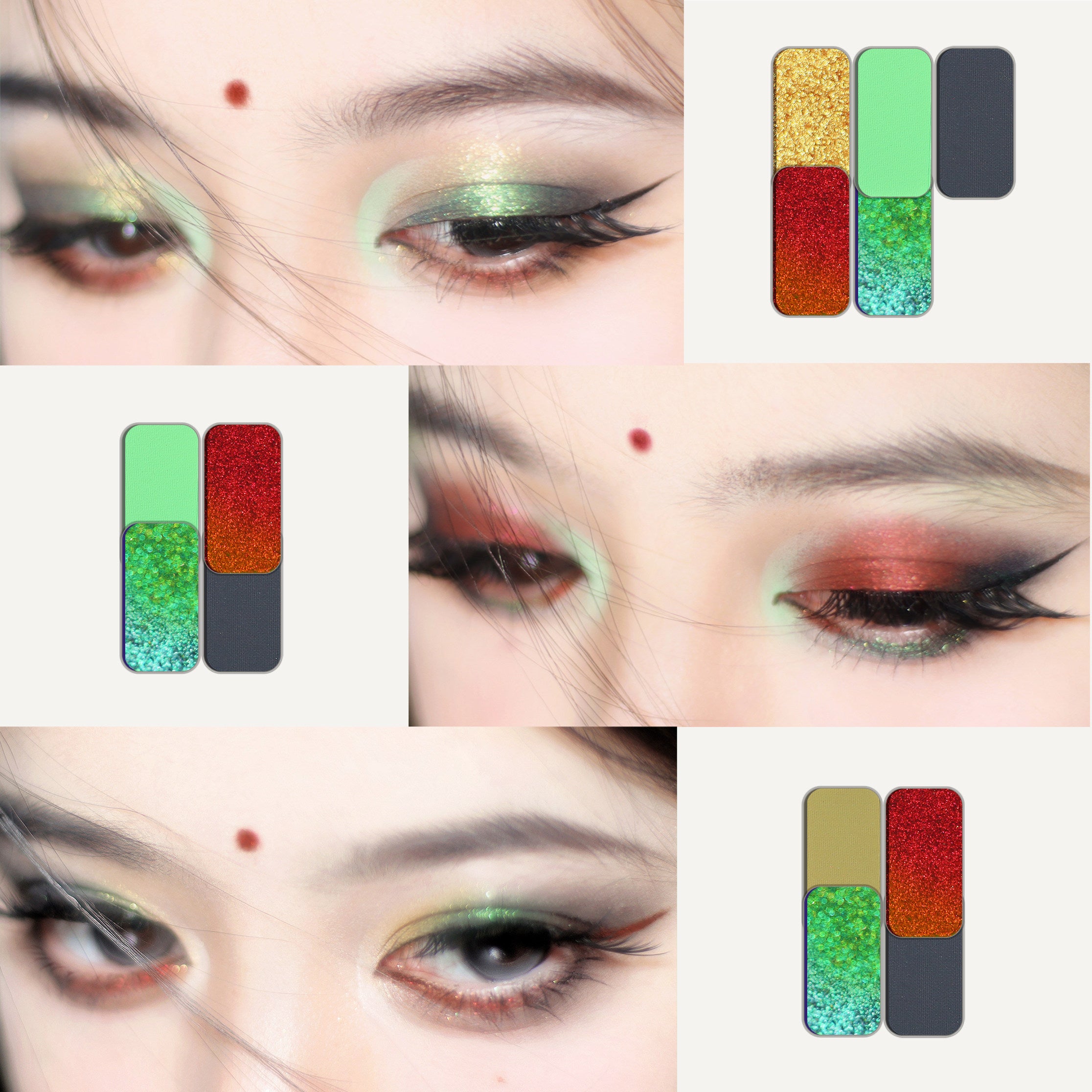 YIZHI Cloud Garden Collection Chameleon Eyeshadow Palette #End of Year T5491