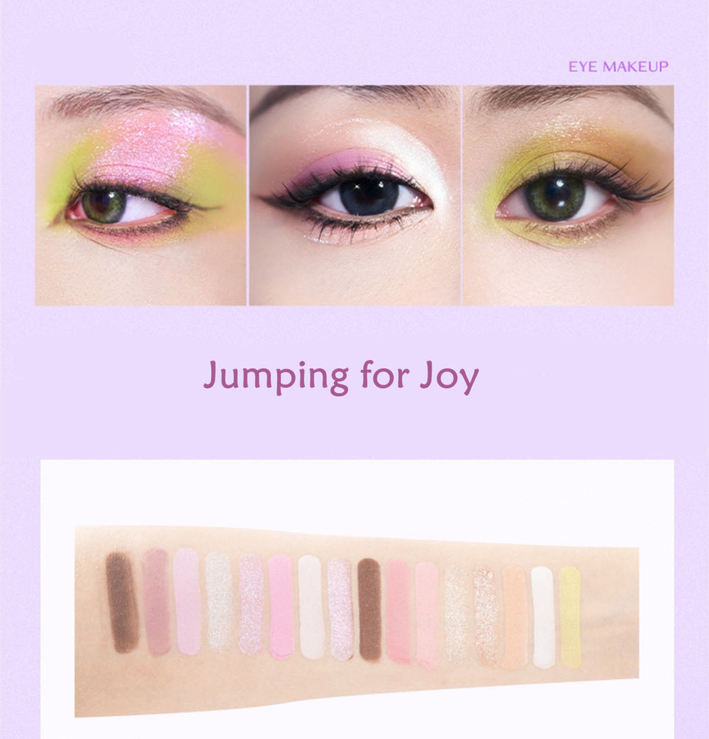 QianYan Jumping for Joy 16-Color Eyeshadow Palette T4087