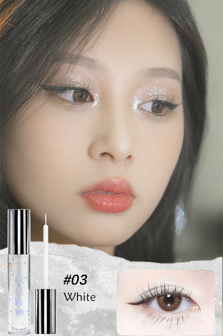 JSZH Diamond Holographic Glitter Liquid Eyeliner Pen T4238
