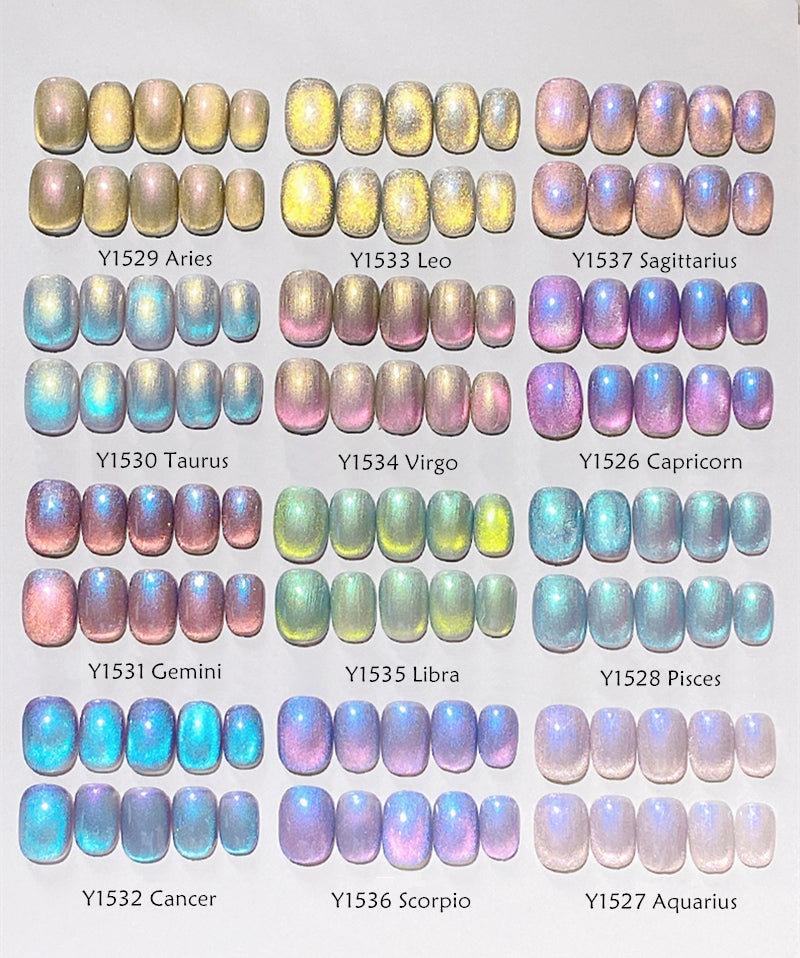 KellyKessa 15ml Zodiac Signs Cat Eye Gel Polish T4075