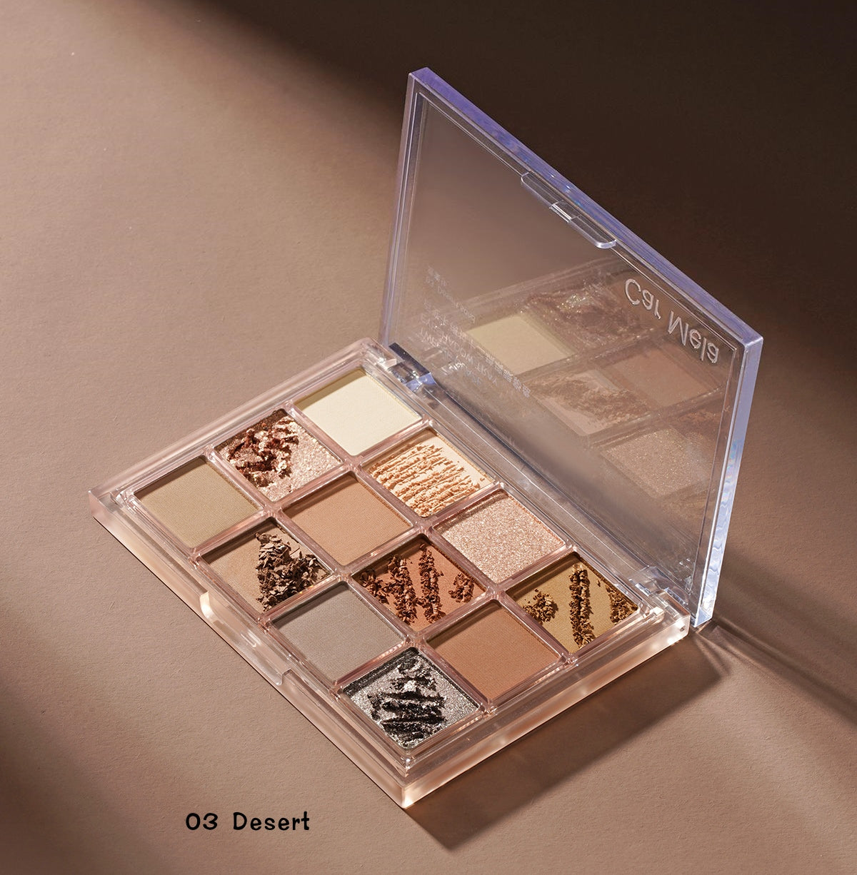 CARMELA 12-color Glazed Eyeshadow Palette T5031