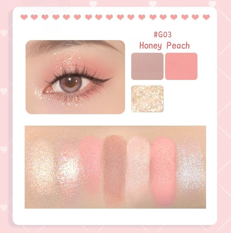 GOGO TALES Girlish Heart 7-color Eyeshadow Palette T5093