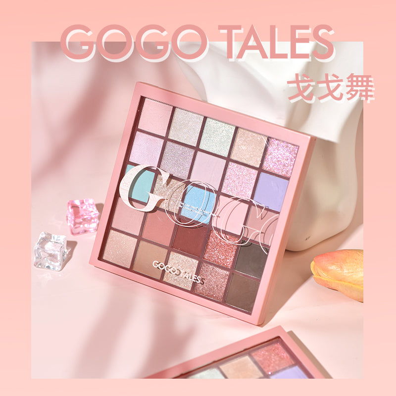 GOGO TALES Makeup-Play 25-color Smoky Eyeshadow Palette T5238