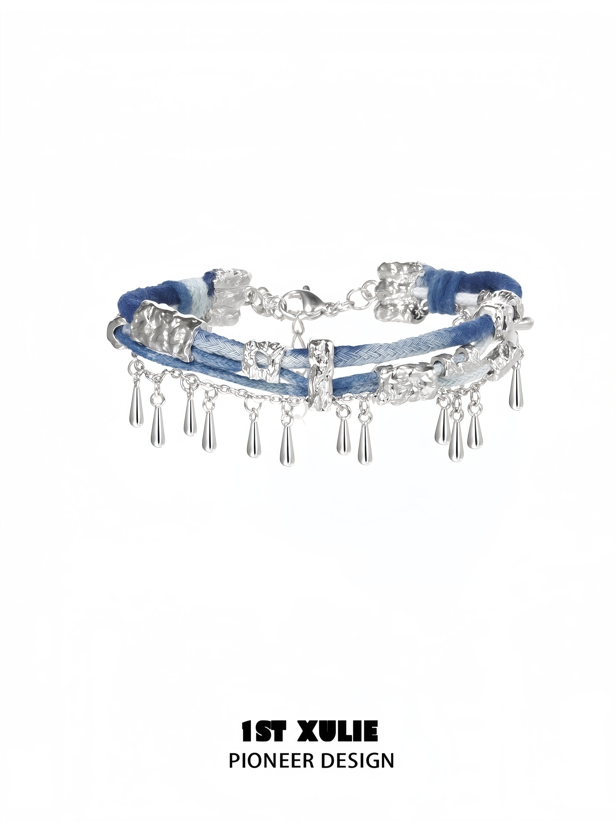 1STXULIE Superior Miao-style Braided Cord Bracelet T5817