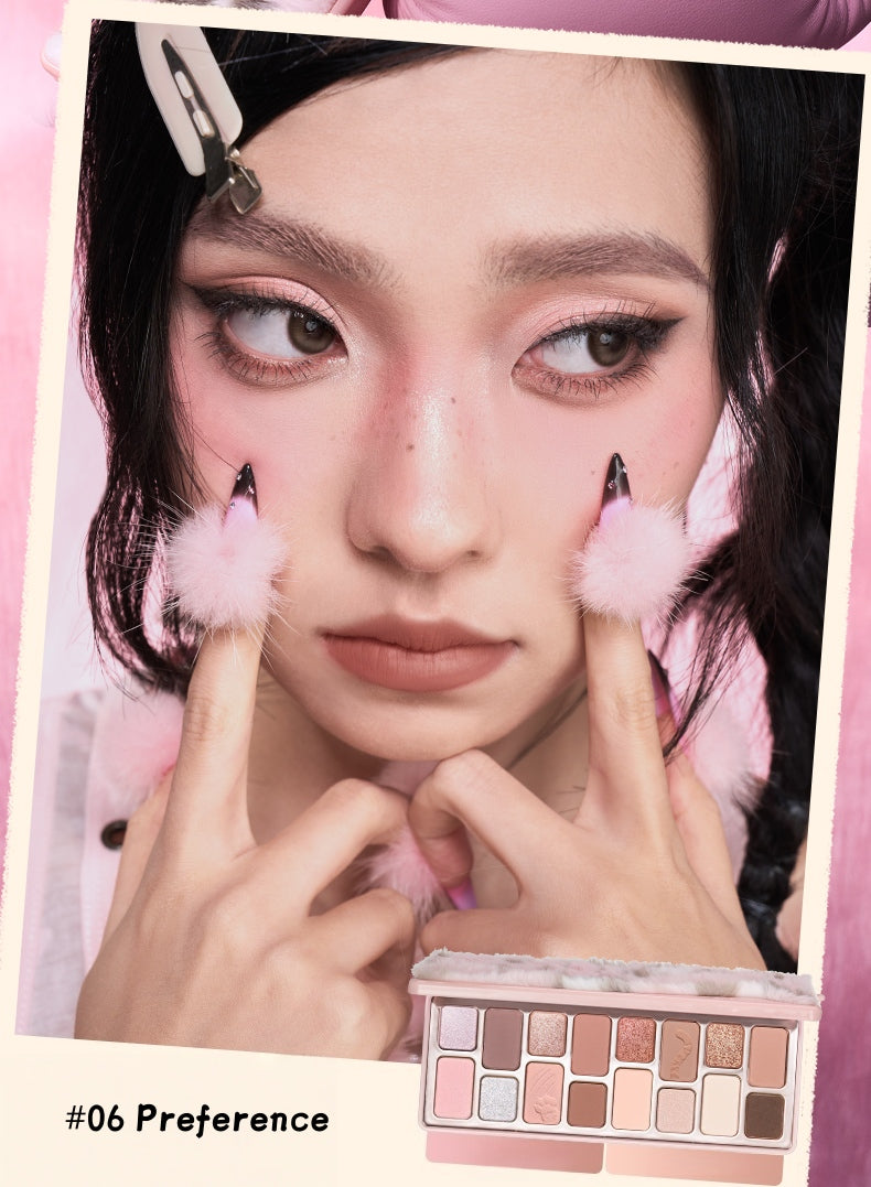 QianYan X DODONAMI Collection 16 Colors Eyeshadow Palette T5318