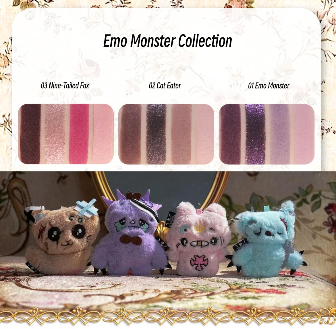 HAGGARD Emo Monster Collection Smokey Eyeshadow Palette T5254