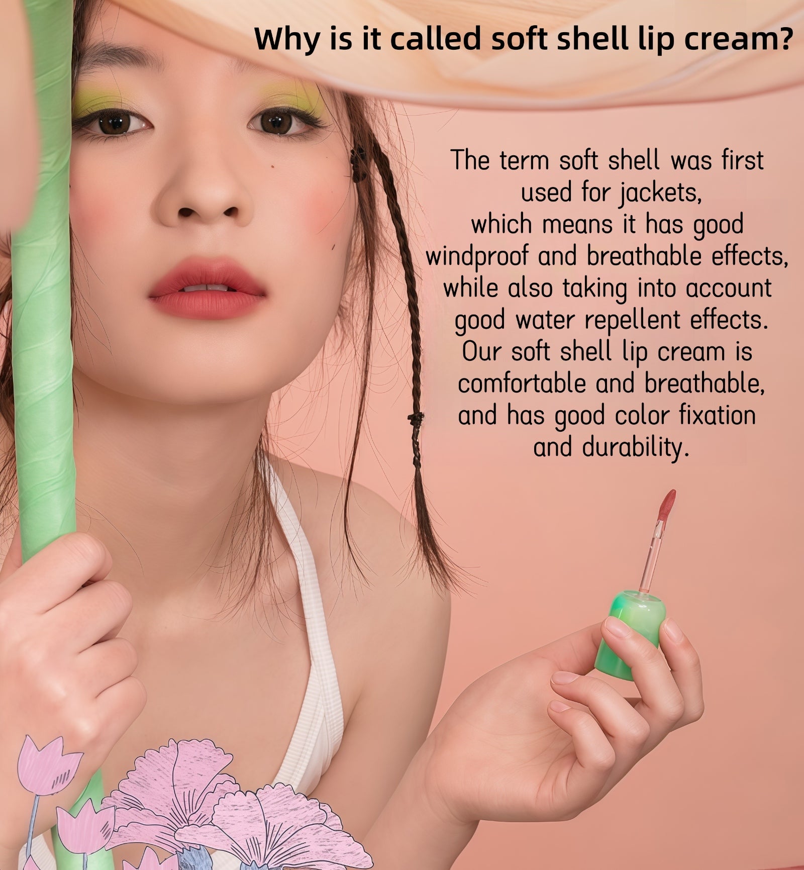 TellDaisy Flower Tea Collection Soft Shell Matte Lip Cream T4503