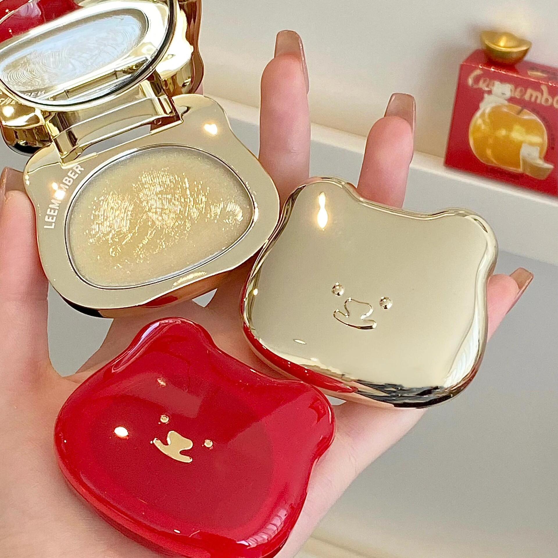 LEEMEMBER Bear Watery Light Multi-use Makeup Cream for Blusher & Highlighter T4310