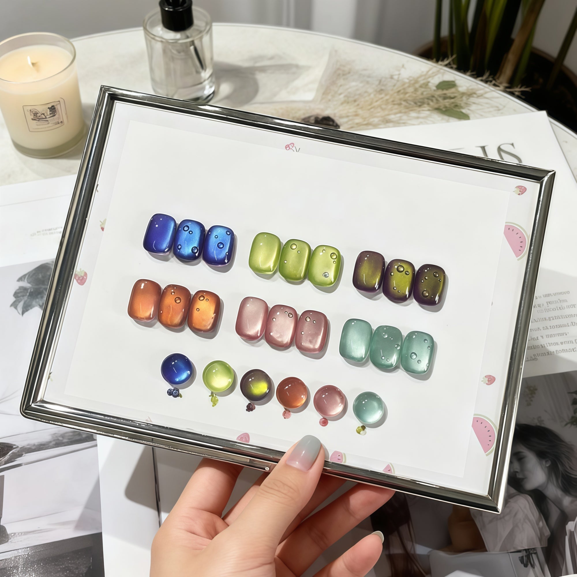 KellyKessa 15ml Summer Fruit Collection Cat Eye Gel Polish T5621