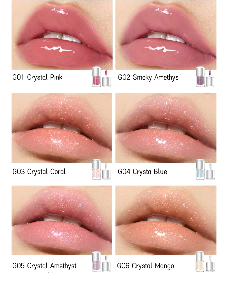 Joocyee Aura Glaze Collection Blusher & Highlighter & Lip Gloss T4916