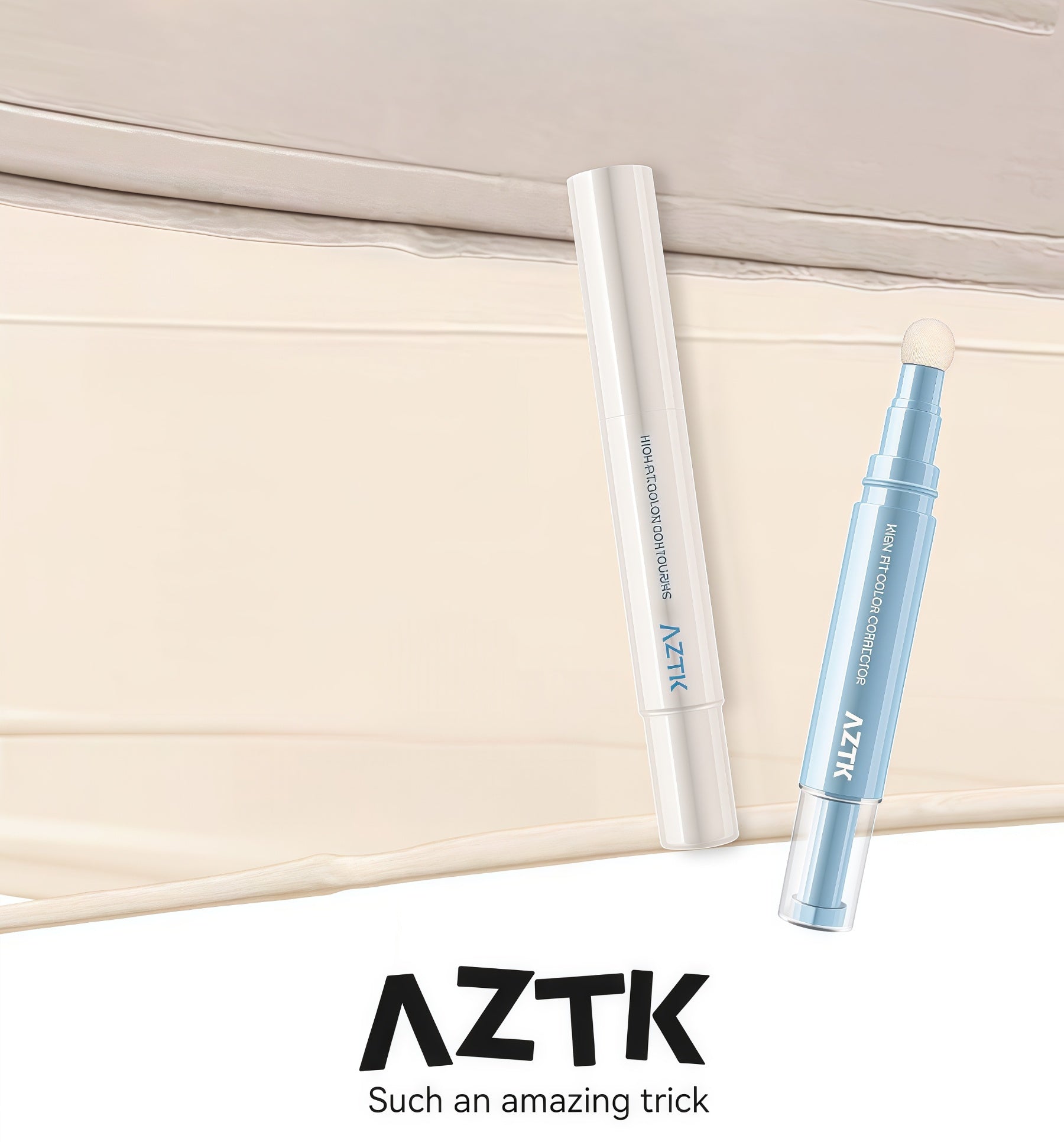 AZTK High Fit Color Corrector Brighten Moist Concealer Pen T4720
