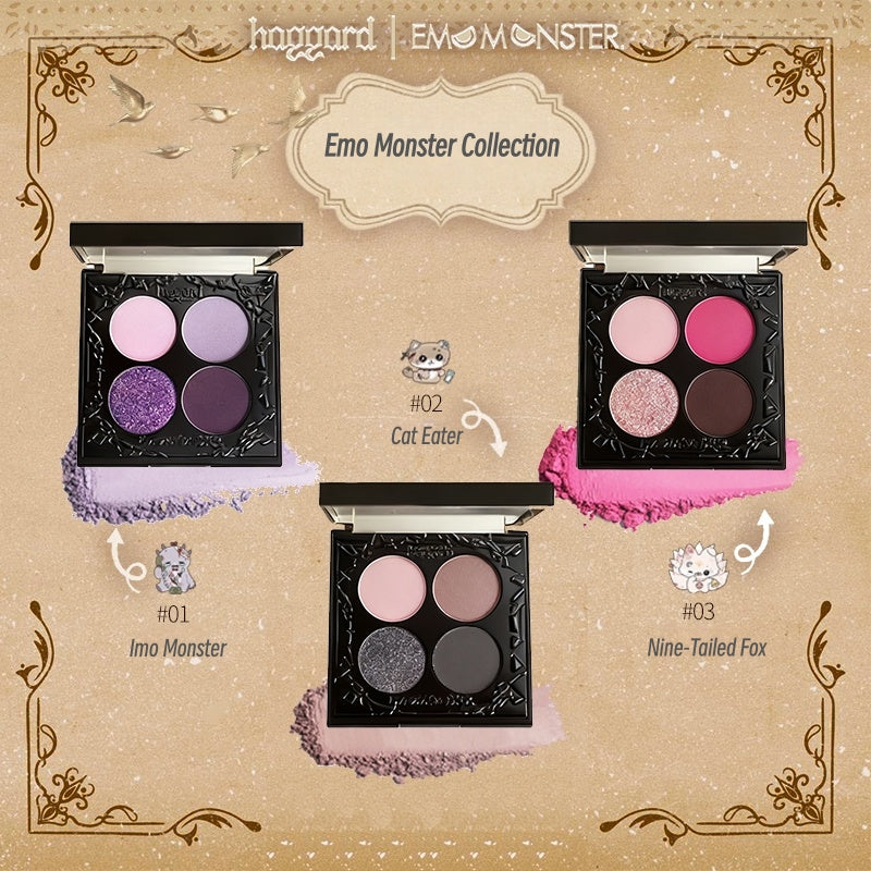 HAGGARD Emo Monster Collection Smokey Eyeshadow Palette T5254