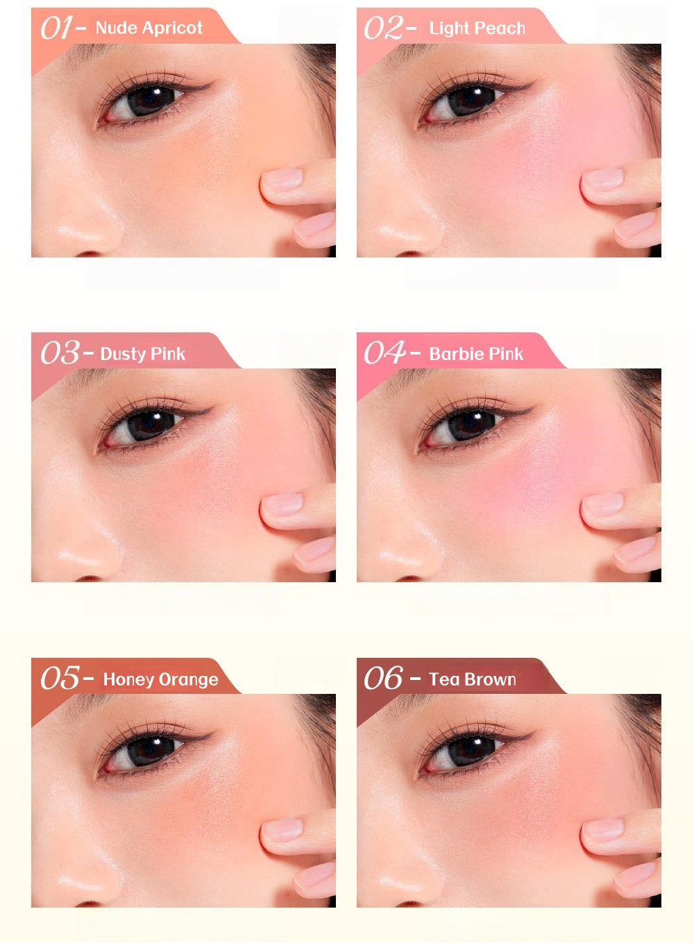 ROCK SWEET Glossy Moist Liquid Blusher T5544