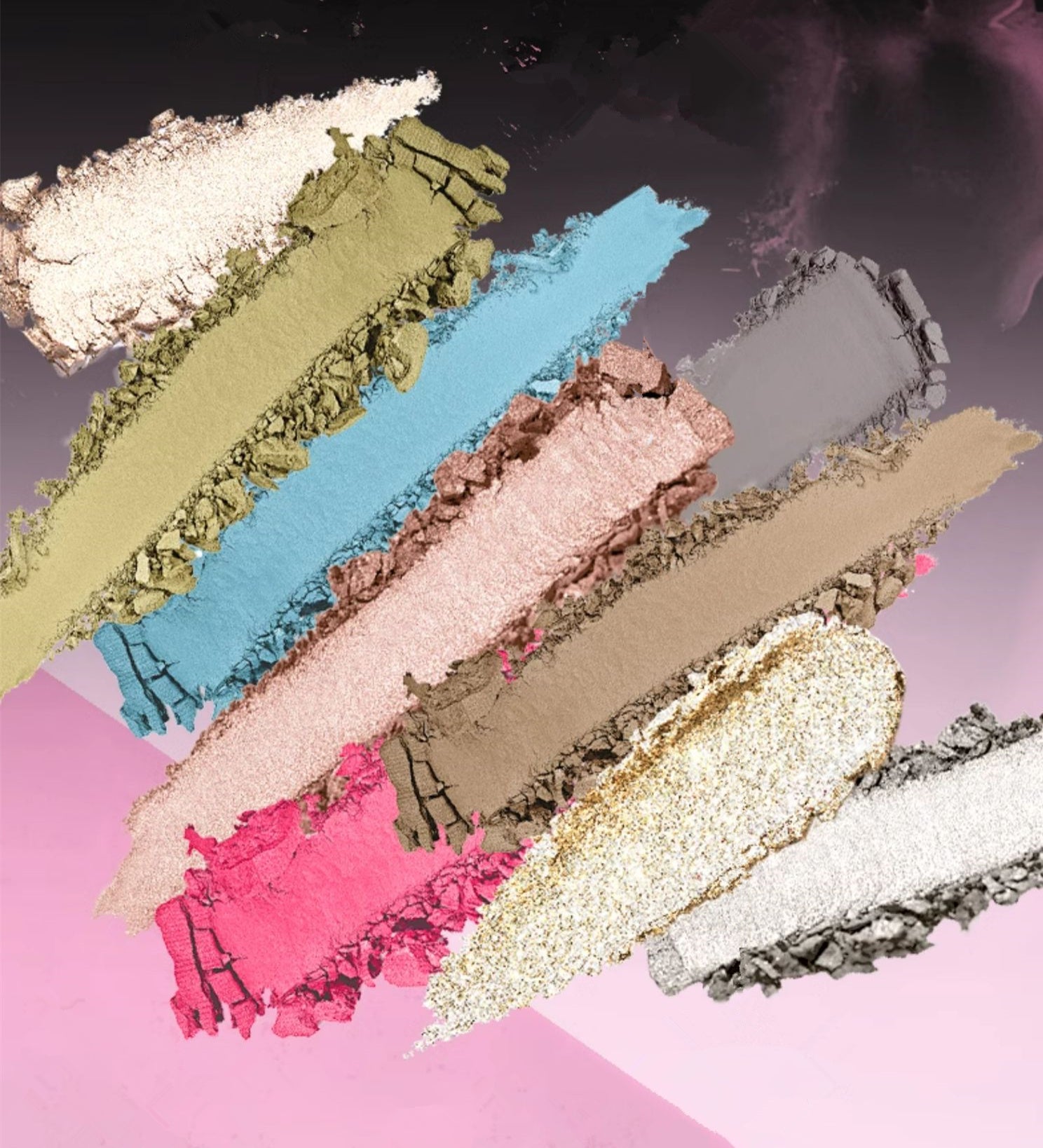 PUCO Unbridled Tide 4-Color Eyeshadow Palette T4203