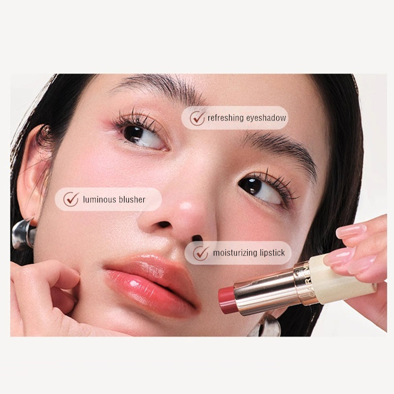 CAREMILLE Multi-Use Makeup Cream Stick for Blusher & Lipstick T4111