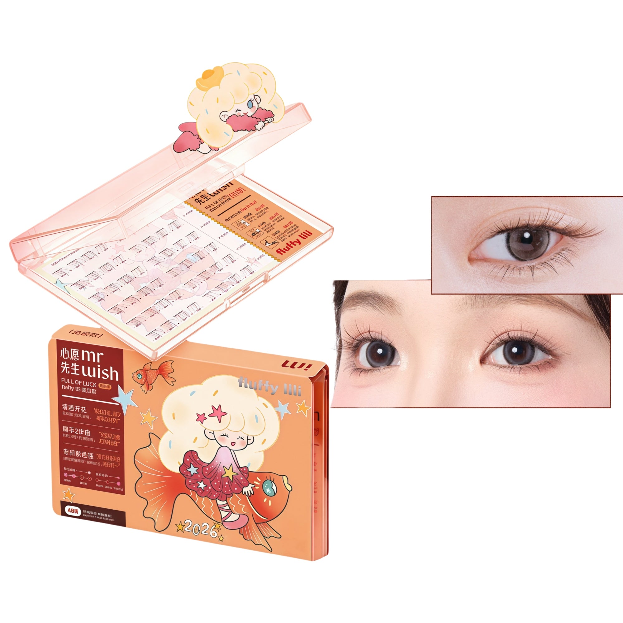 MR.WISH Wish Star Collection Natural Glue-free Lower False Eyelashes T5652