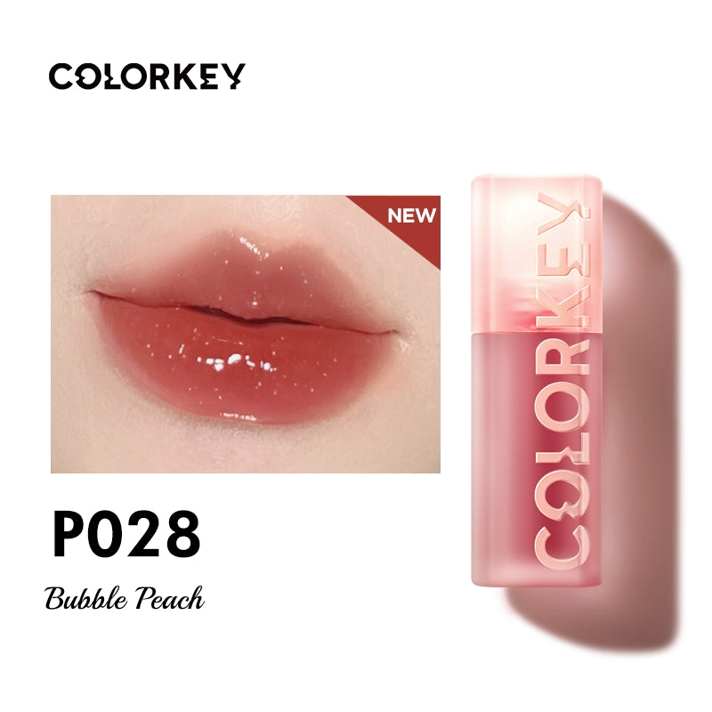 COLORKEY Water Bubble 89% Essence Mirror Lip Glaze T3283