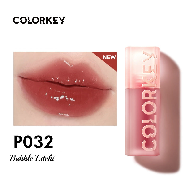 COLORKEY Water Bubble 89% Essence Mirror Lip Glaze T3283