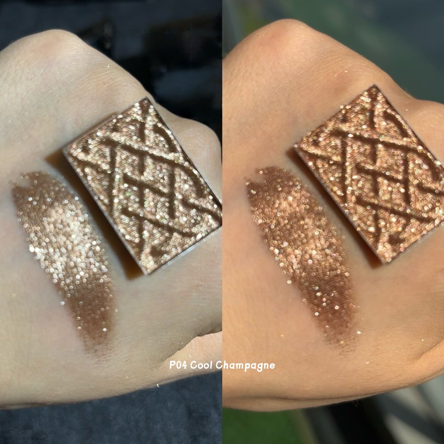 Cold N Wild Metallic Pearlescent Shimmer Eyeshadow #P04 Cool Champagne T5224