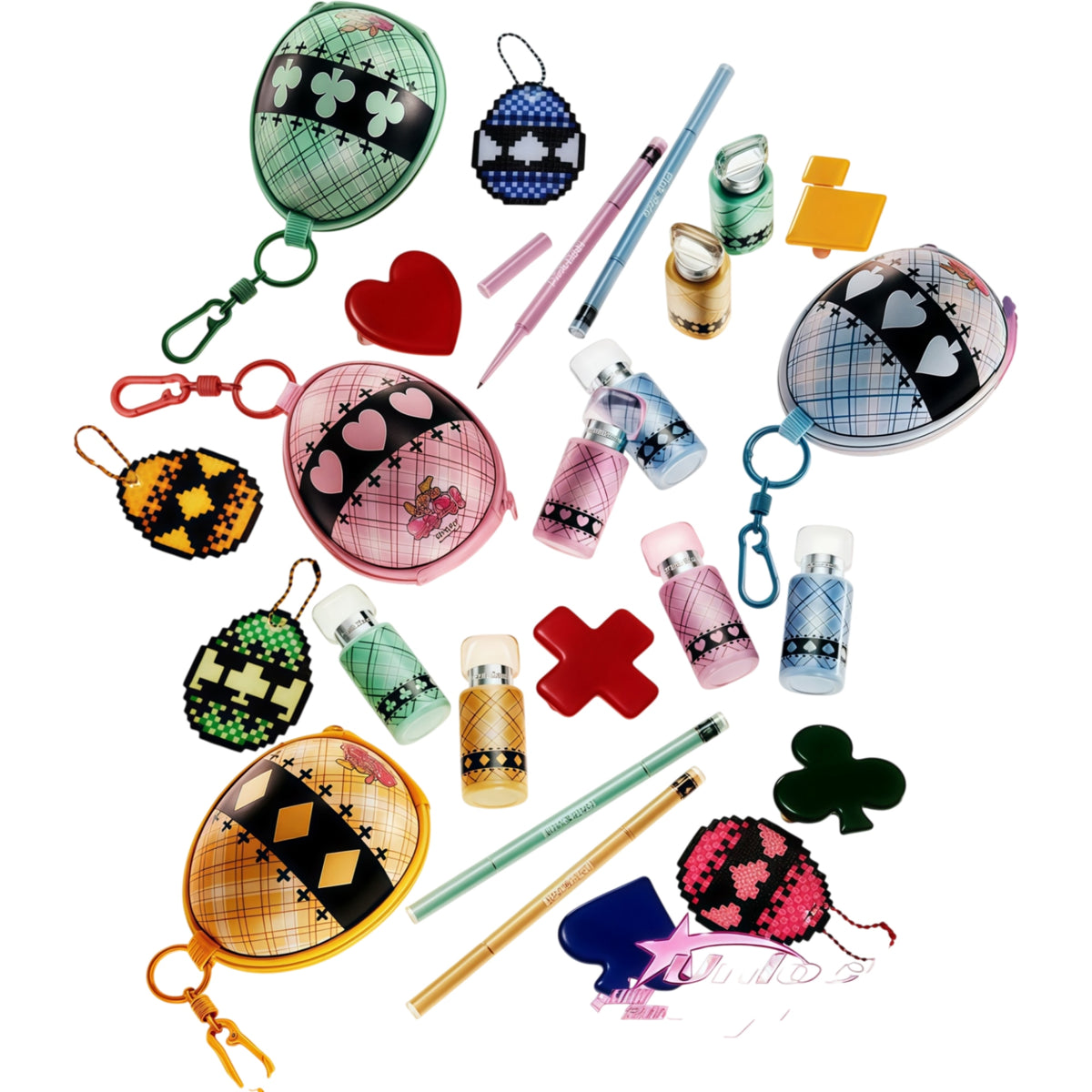 PINK BEAR X Shugo Chara! Collection Lip Gloss & Eyeliner Pen T6021