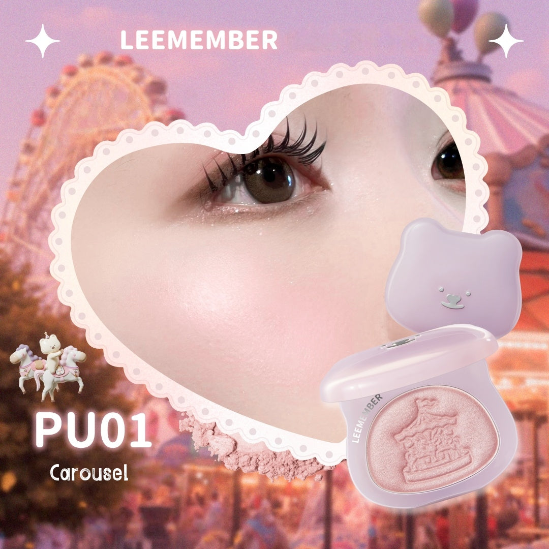 LEEMEMBER Dream Amusement Park Satin Glossy Blusher T5282