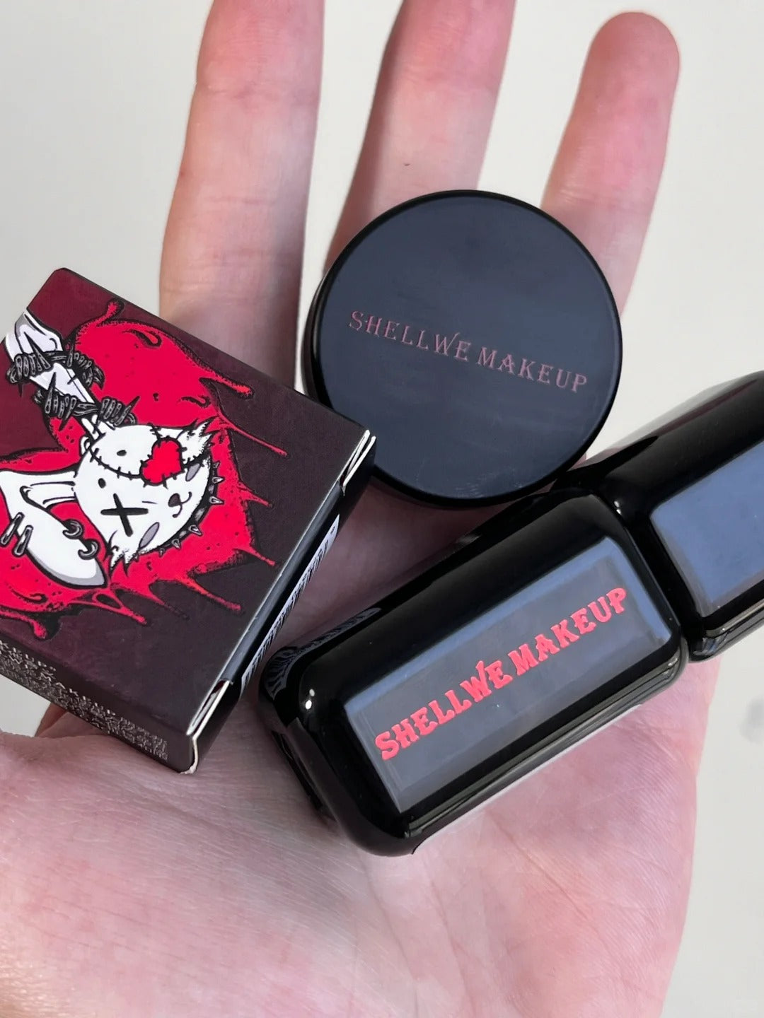 SHELLWE MAKEUP X freya86 PUNK BUNNY Collection Gothic Smoky Makeup Set T4939