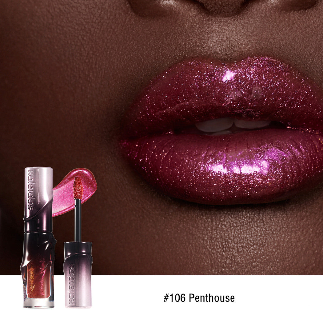 KALEIDOS Alma Viva Series Untamed Glow Glossy 3D Mirror Lip Gloss T3529